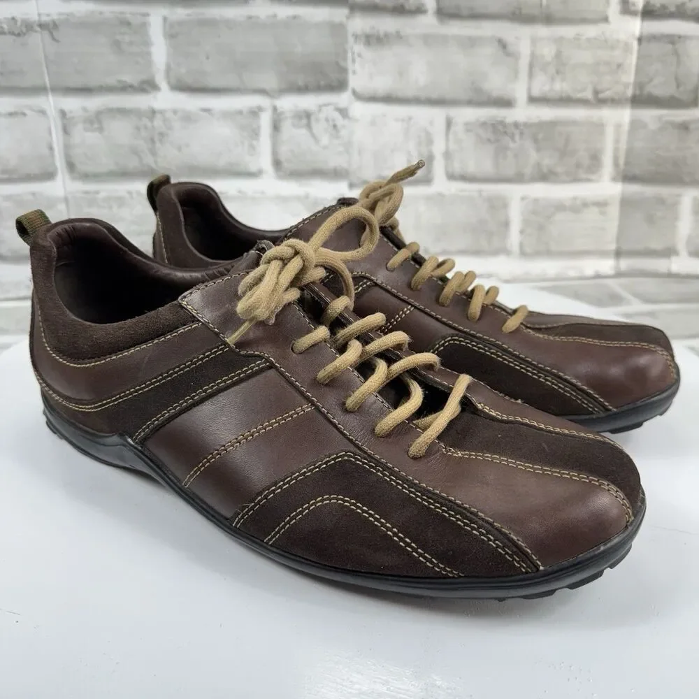 Cole Haan Men's Size 9 Brown Suede Leather Casual Driver Sneakers Comfort Shoes